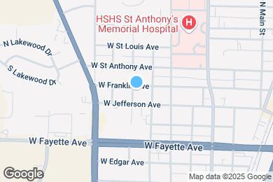 Map image of the property - 108 N Oak St