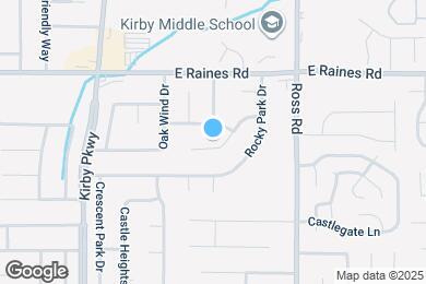 Map image of the property - 6602 Meadow Bend Dr