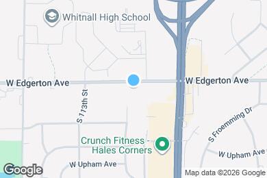 Map image of the property - 11023 W Edgerton Ave