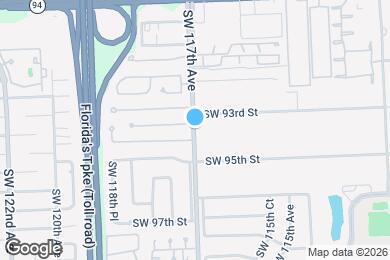 Map image of the property - 9335 SW 117th Ave