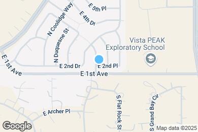 Map image of the property - 23524 E 2nd Pl
