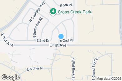 Map image of the property - 23594 E 2nd Pl