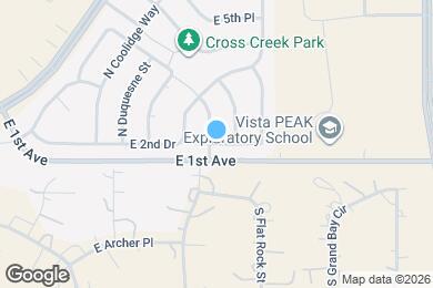 Map image of the property - 23614 E 2nd Pl
