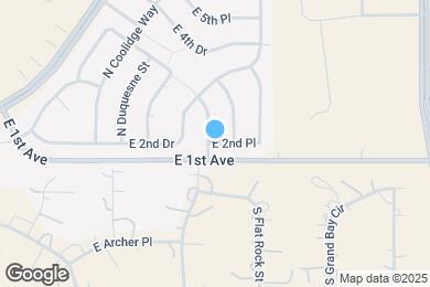 Map image of the property - 23624 E 2nd Pl