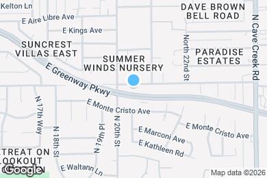 Map image of the property - 2023 E Paradise Ln