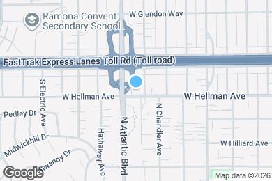 Map image of the property - 909 W Hellman Ave