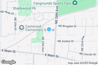 Map image of the property - 2660 NE Parkwood St