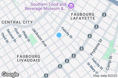Map image of the property - 2001-2003 Baronne St