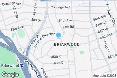 Map image of the property - 142-22 Pershing Crescent