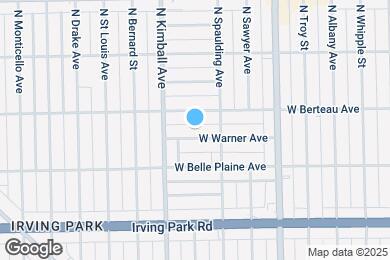 Map image of the property - 3324 W Warner Ave