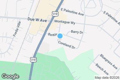 Map image of the property - 1305 Coreland Dr