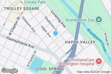 Map image of the property - 1409 N Harrison St