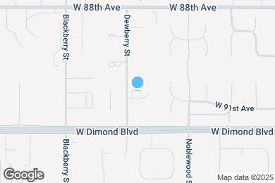 Map image of the property - 9033 Dewberry St