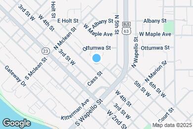 Map image of the property - Washington Apartments