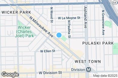 Map image of the property - 1371 N Milwaukee Ave