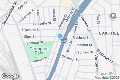 Map image of the property - 175 Millbury St