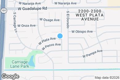 Map image of the property - 2415 W Plata Ave