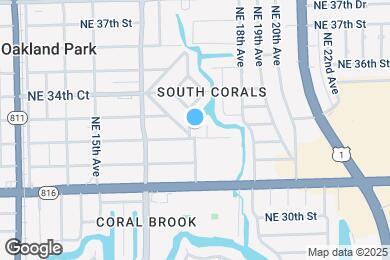Map image of the property - 3350 NE 17th Ave