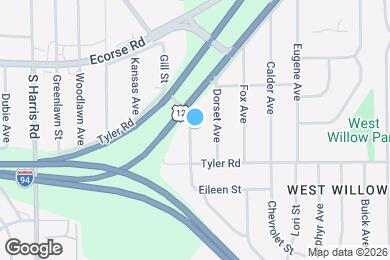 Map image of the property - 799 Gates Ave