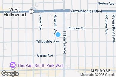 Map image of the property - 910 N Hayworth Ave
