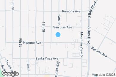 Map image of the property - 1260 Nipomo Ave