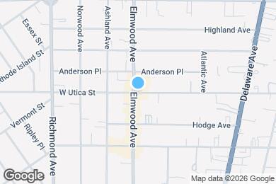 Map image of the property - 267 W Utica St