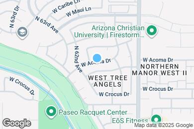 Map image of the property - 6107 W Acoma Dr
