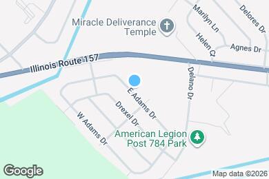 Map image of the property - 28 E Adams Dr