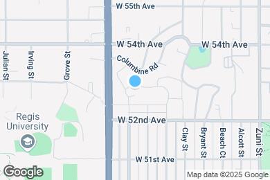 Map image of the property - 2876 W 53rd Ave