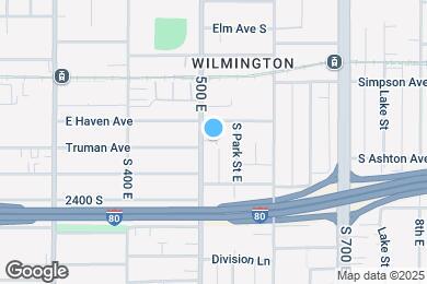 Map image of the property - 2321 S 500 E