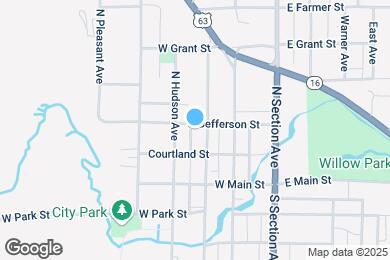 Map image of the property - 204 W Jefferson St