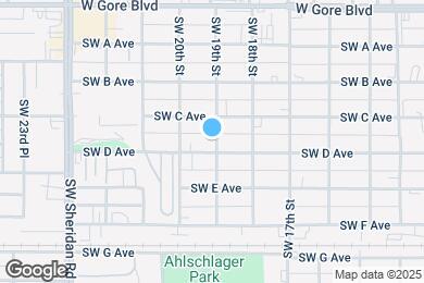 Map image of the property - 307 SW 19th St