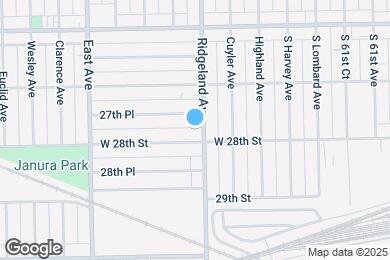 Map image of the property - 2738 Ridgeland Ave