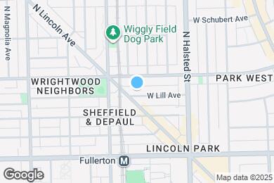 Map image of the property - 882 W Lill Ave