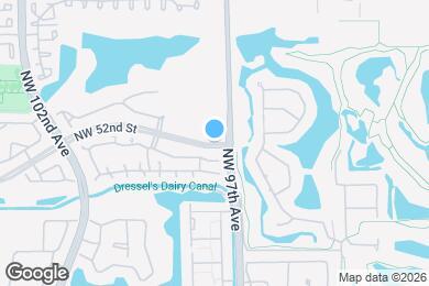 Map image of the property - 9735 NW 52nd St