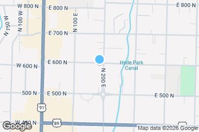 Map image of the property - 591 N 200 E