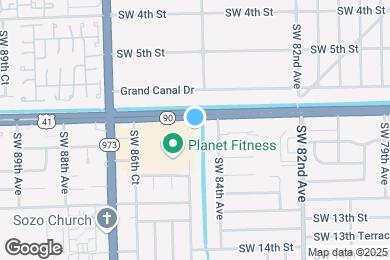 Map image of the property - 8440 SW 8th St