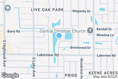 Map image of the property - 1192 S Duncan Ave