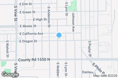 Map image of the property - 608 S Webber St