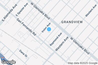 Map image of the property - 1043 Thompson Ave