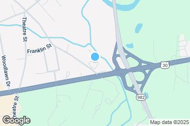 Map image of the property - Briarwood Townhomes