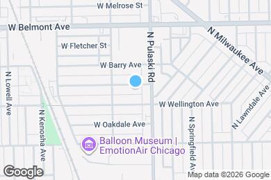 Map image of the property - 4255 W Nelson St