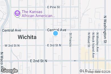 Map image of the property - 434 N Topeka Ave