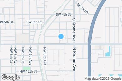 Map image of the property - 725 SW 1st Ave