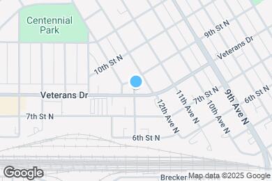 Map image of the property - 1451 8th Ave N