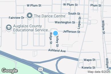 Map image of the property - 1021 Holley St