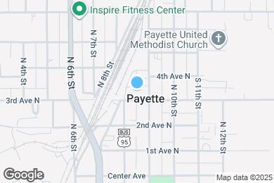 Map image of the property - 307 N 9th St