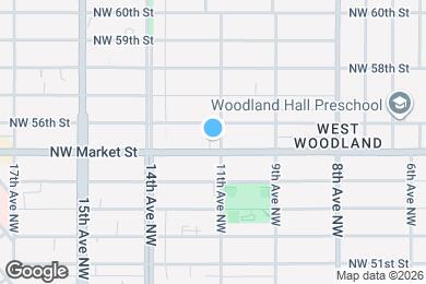 Map image of the property - 5501 11th Ave NW
