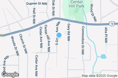 Map image of the property - 729 S Grand Ave NW