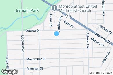 Map image of the property - 1708 Cone St